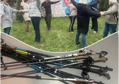 Zdjęcie przedstawia zajęcia ruchowe podopiecznych CAS